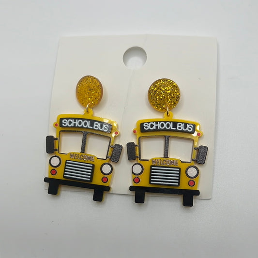 The Wheels on the Bus Earrings