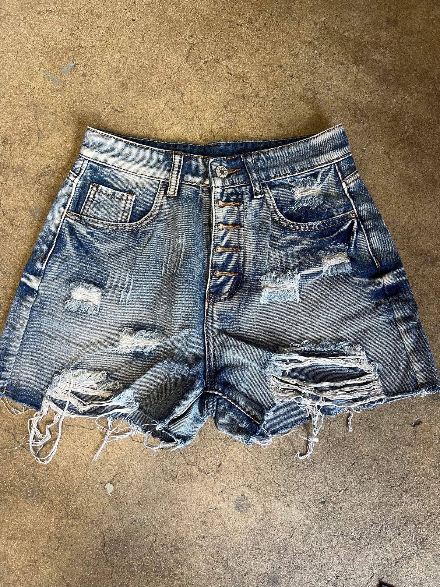 Cut Off Jean Shorts